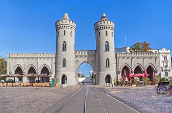 Byporten Nauener Tor i Potsdam, Brandenburg i Tyskland