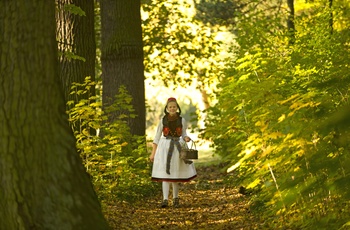 Rødhætte fra brdr. Grimms eventyr, Tyskland - Foto:Paavo Blåfield (PB)© Paavo Blafield