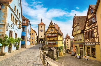 Romantiske Rothenburg ob der Tauber, Sydtyskland