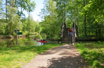 På Wotschofskaweg i Spreewald, Tyskland