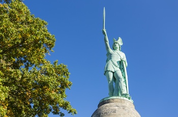 Hermannsdenkmal statuen i Teutoburger skoven, Tyskland