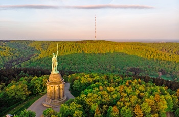 Hermannsdenkmal statuen i Teutoburger skoven, Tyskland