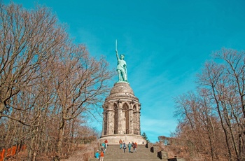 Hermannsdenkmal statuen i Teutoburger skoven, Tyskland