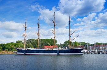 Den 4-mastede Bark Passat i Travemünde, Nordtyskland