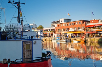 Havnemiljø i Warnemünde, Nordtyskland