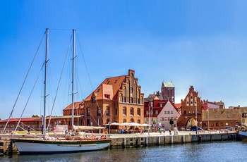 Havnebyen Wismar i Nordtyskland