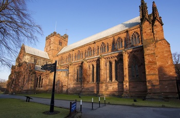 UK, Carlisle - byens katedral, der er en af de mindste i England
