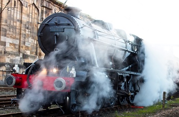 UK, Carlisle - historien holdes i hævd med damp på byens station