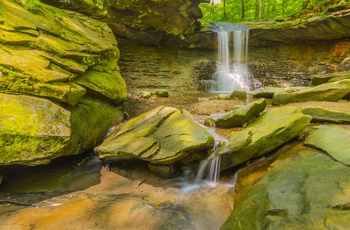 Blue Hen Falls i Cuyahoga Valley National Park - Ohio