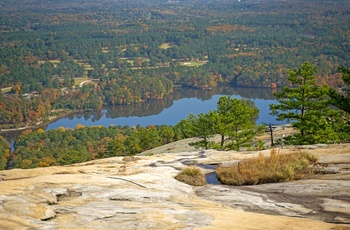 Udsigt fra toppen af Georgias Stone Mountain Park, USA