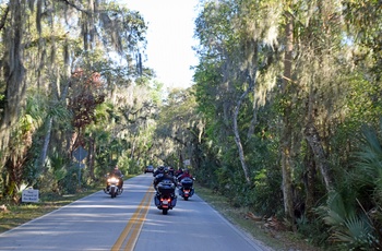 MC-tur Florida Rundt og Daytona - dag 4: Videre via små veje gennem Florida