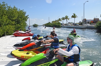 MC-tur Florida Rundt og Daytona - dag 8: På vandscooter-safari nær Key West