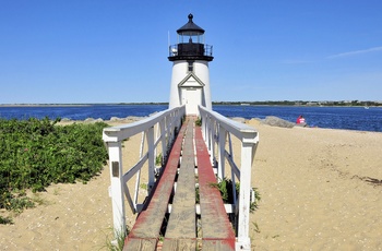 Brant Point Lighthouse på Nantucket Island - Massachusetts