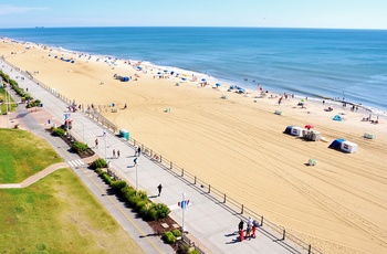 Stranden i kystbyen Virginia Beach - USA