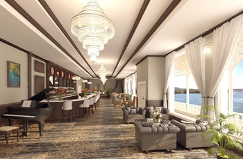 AQSC, American Countess hjuldamper, lobby - USA