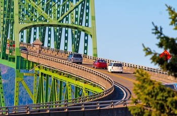 Astoria Megler Bridge - bro over Colorado floden mellem Oregon og Washington - USA