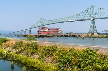 Astoria Megler Bridge - bro over Colorado floden mellem Oregon og Washington - USA