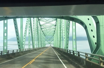 Astoria Megler Bridge - bro over Colorado floden mellem Oregon og Washington - USA