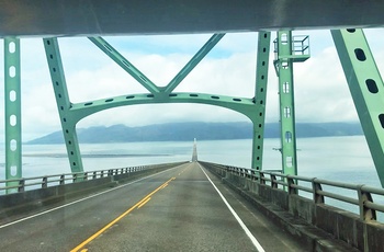 Astoria Megler Bridge - bro over Colorado floden mellem Oregon og Washington - USA