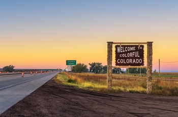 Welcome to Colorado skilt 
