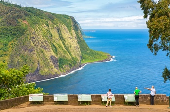 Udsigt til Waipio Valley på Hawaii Big Island - USA