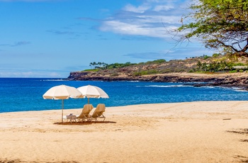 Strand på øen Lanai, Hawaii - USA