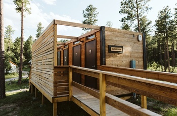 Glamping i Mount Rushmore, bade- og toilet faciliteter