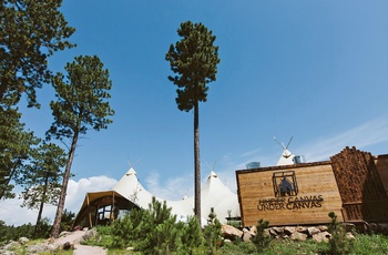 Glamping i Mount Rushmore - skilt