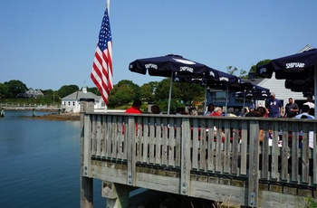 Hummerrestauranten Chowder House i Cape Porpoise, New England