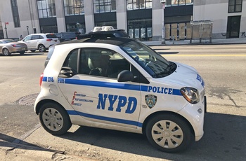 Mini politibil på Manhattan i New York - USA