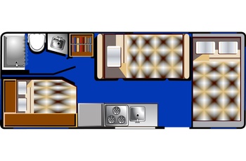 Road Bear autocamper C23-25 Type M - Nat - USA