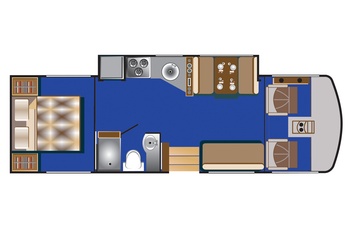 Road Bear autocamper C30-32 Type U - Dag - USA