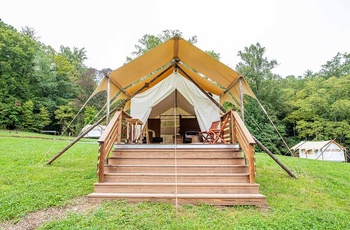 Glamping i Great Smoky Mountains, Deluxe telt