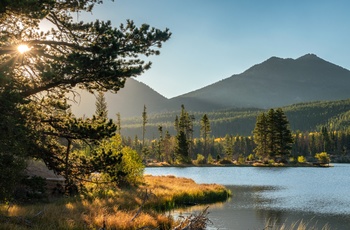 Sprague Lake i Rocky Mountain Natioanalpark Colorado 