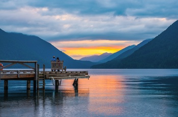 USA Washington Olympic National Park Lake Crescent