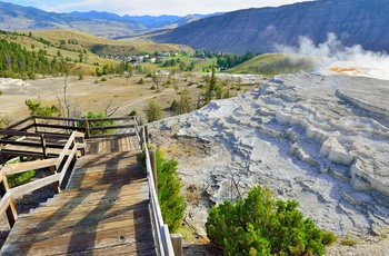 USA Yellowstone National Park Mammoth Hot Springs