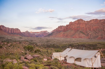 Glamping i Zion - campen