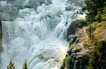 Lower Falls ved Scenic byway i Idaho 