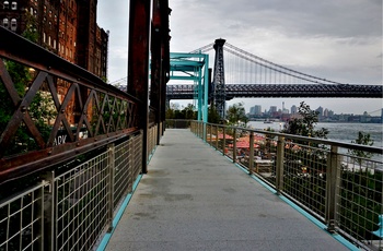 Domino Park i Williamsburg, Brooklyn New York