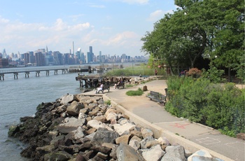 East River Park i Williamsburg, Brooklyn New York