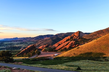 Red Rocks ved solnedgang 