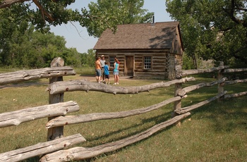 Theodore Roosevelts Maltese Cross Cabin i North Dakota 