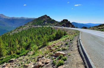 Trail Ridge Road i Rocky Mountain Nationalpark 