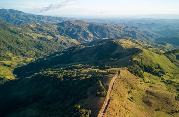 Vej op til udsigtspunktet fra Cerro Pinocho i Monteverde - Costa Rica