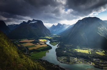 Udsigt fra Romsdalstrappa Norge