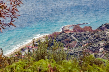 Udsigt fra Zagora mod kysten af Pelion-halvøen - Grækenland