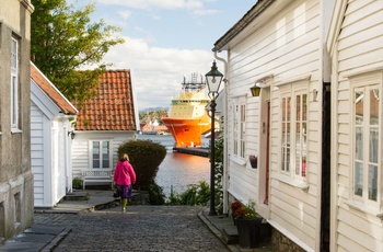 Udsigt mod havnen fra Øvre Strandgate i Stavanger Foto CH VisitNorway