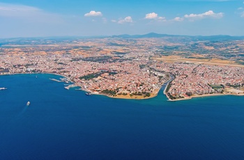 Udsigt over Çanakkale - Tyrkiet