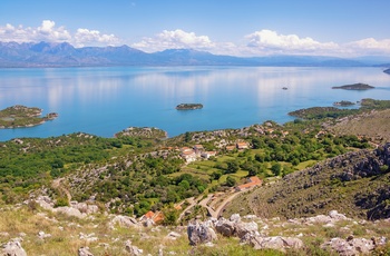Udsigt over Skadarsøen i  Montenegro