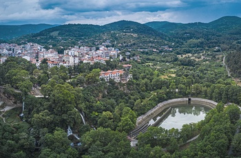 Udsigt til "Vandets By" Edessa - Grækenland